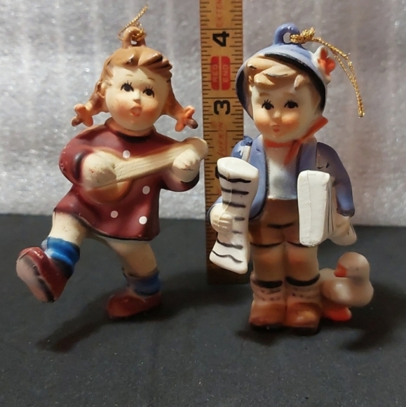 Vintage Kurt S Adler Child Ornaments☆Crochet Heart - Picture 6 of 12